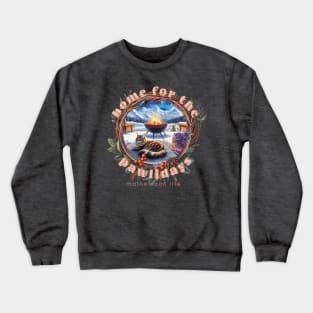 Home For The Holidays Aspen Maine Coon Life 0BM Crewneck Sweatshirt